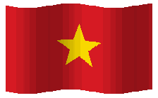 Quốc kỳ Việt Nam đang tung bay